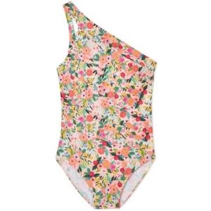 Summersalt Floral One-Shoulder Swim One Piece